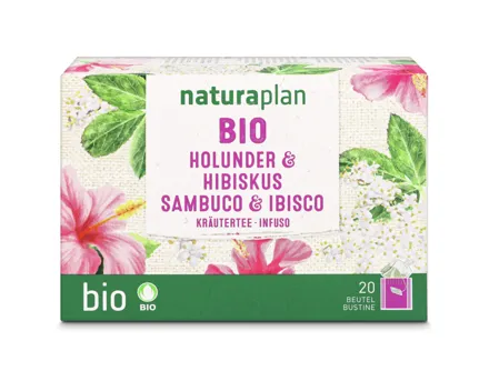 Naturaplan Holunder & Hibiskus 20 Portionen