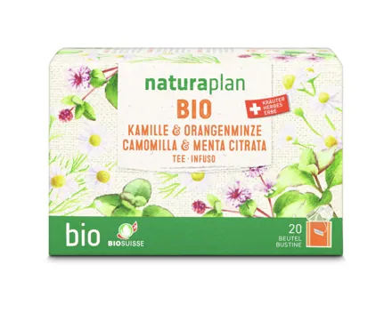 Naturaplan Kamille & Orangenminze 20 Portionen