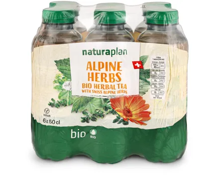 Naturaplan Organic Alpine Herbal Tea 6x50cl
