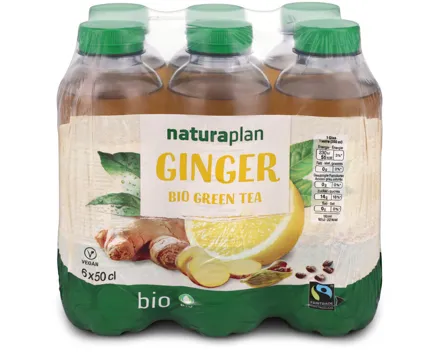 Naturaplan Organic Ginger Green Ice Tea 6x50cl