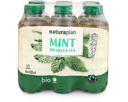 Naturaplan Organic Moroccan Mint Green Ice Tea 6x50cl