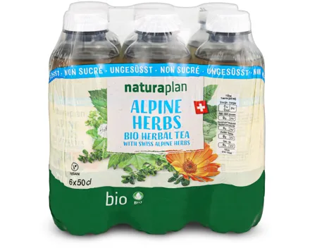 Naturaplan Organic ungesüsst Alpen Herb Ice Tea 6x50cl