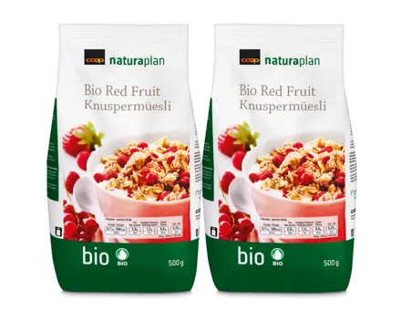 Naturaplan Red Fruit Knuspermüesli 2x500g