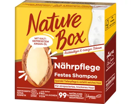 Nature Box Festes Shampoo Argan 85 g