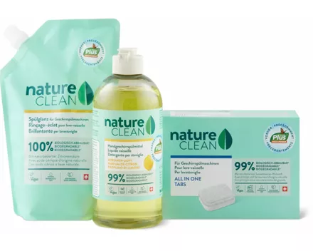 Nature Clean-Automaten- oder -Handgeschirrspülmittel