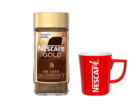 Nescafé Gold de Luxe inkl. Tasse