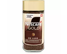 Nescafé Gold De Luxe löslicher Kaffee Glas