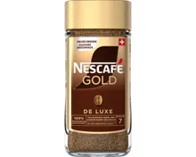 Nescafé Gold De Luxe löslicher Kaffee Glas