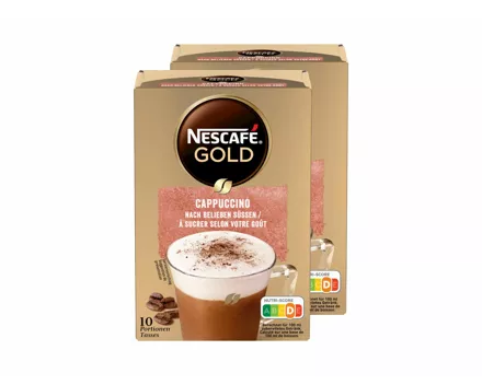 Nescafé Gold Instantkaffee Cappuccino Duo