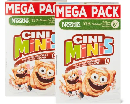 Nestlé-Cini Minis oder -Nesquik, Duo-Pack