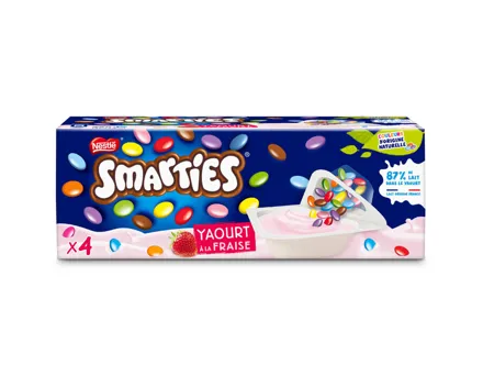 Nestlé Joghurt Smarties Erdbeere 4x120g