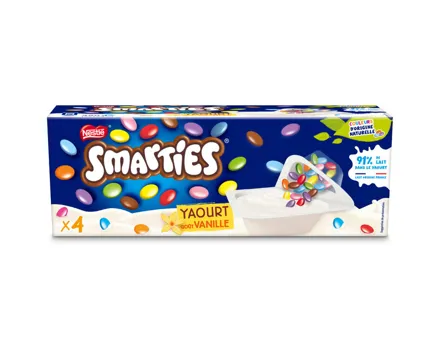 Nestlé Joghurt Smarties Vanille 4x120g