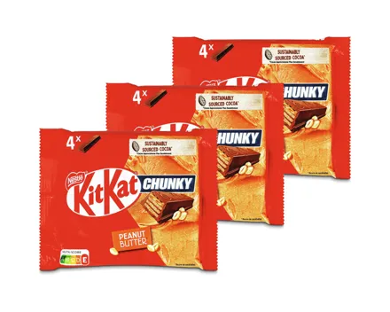 Nestlé KitKat Chunky Peanut Butter 3x4x42g