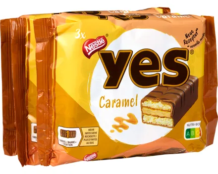Nestlé Kuchenriegel Yes Caramel