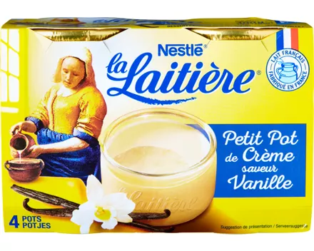 Nestlé La Laitière Petit Pot de Crème saveur Vanille
