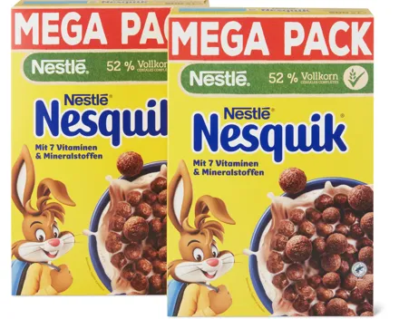 Nestlé-Nesquik oder -Cini-Minis, Duo-Pack