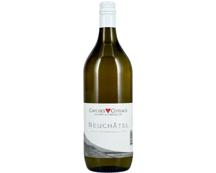 Neuchâtel AOC Chasselas Cave des Coteaux – Weisswein, Schweiz (1l)