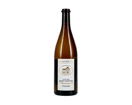 Neuchâtel AOC Chasselas Cave des Saint-Martin (2023) – Weisswein, Schweiz (0.75l)