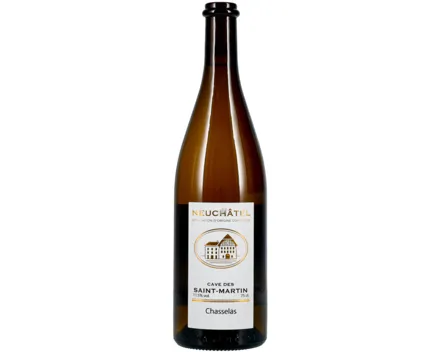 Neuchâtel AOC Chasselas Cave des Saint-Martin (2024) – Weisswein, Schweiz (0.75l)