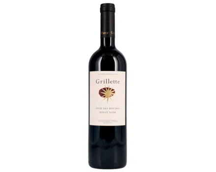 Neuchâtel AOC Pinot Noir Noir des Roches Grillette Domaine de Cressier (2021) – Rotwein, Schweiz (0.75l)