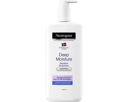 Neutrogena Deep Moisture Body Lotion Sensitive Parfümfreie Pflege 400 ml