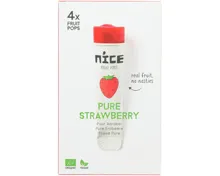 Nice Bio Quetschtüte Pure Erdbeer 4x60ml