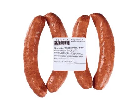 Nidwaldner Chäswürstli (Aktion nur in der Deutschschweiz gültig)