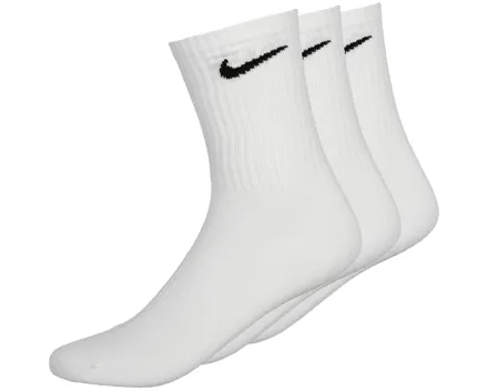 Nike Sportsocken Everyday Crew, 3 Paar 39-42, weiss