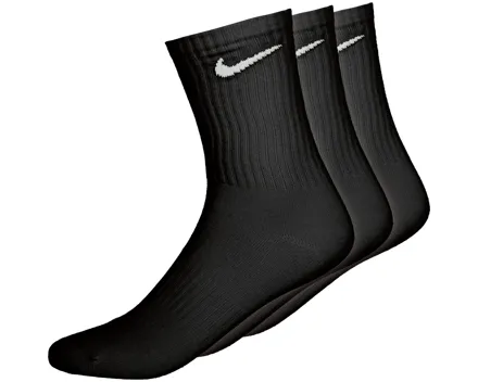 Nike Sportsocken Everyday Crew, 3 Paar 42-46, schwarz