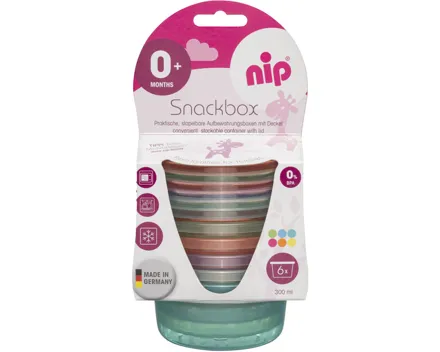 Nip Snackbox 300ml ab 0+ Monate 6 Stück