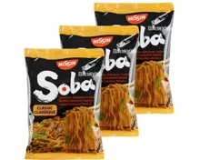 Nissin Soba gebratene Nudeln Classic 3x 109g