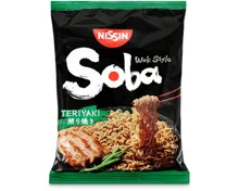 Nissin Soba Gebratene Nudeln Teriyaki