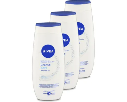 Nivea Creme Soft Pflegedusche 3x 250ml