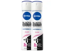 NIVEA Deospray Invisible Clear Duo
