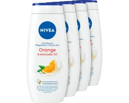 Nivea Duschgel Orange & Avocado Oil 4 x 250 ml