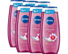 Nivea Duschgel Waterlily & Oil 6x 250ml