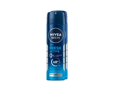 NIVEA MEN Deo Spray Fresh Active Duo