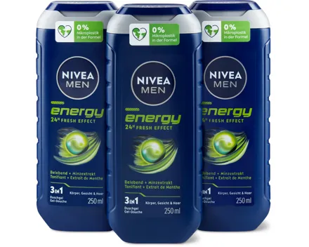 Nivea Men Duschen, 3er-Pack