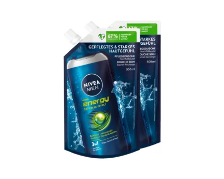 Nivea Men Duschgel Energy Refill Duo