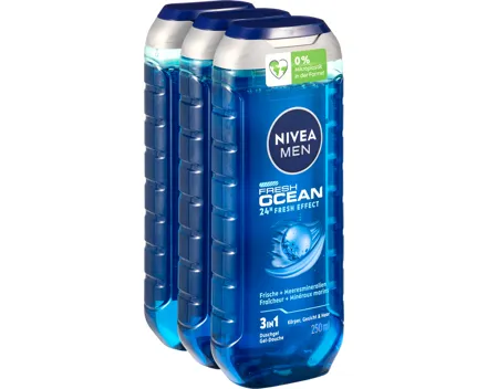 Nivea Men Duschgel Fresh Ocean 3 in 1