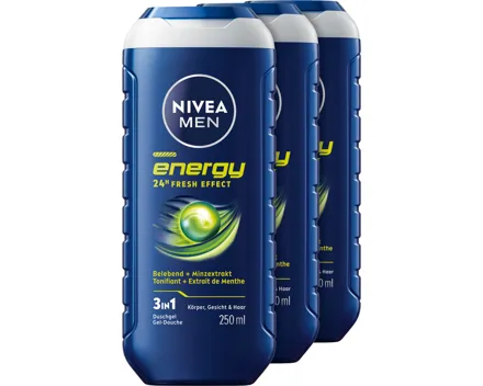 Nivea Men Pflegedusche Energy 3 x 250 ml