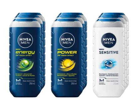 NIVEA MEN Pflegedusche Trio