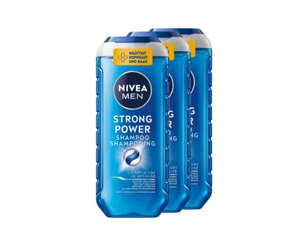 Nivea Men Shampoo Trio Strong Power