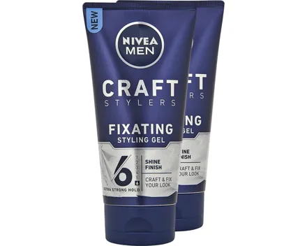 Nivea Men Styling Gel Craft Stylers Fixating 2 x 150 ml