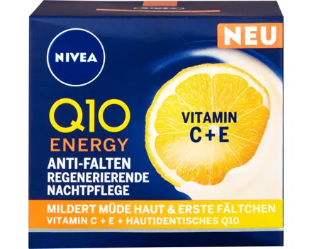 Nivea Nachtcreme Q10 Energy Anti-Falten
