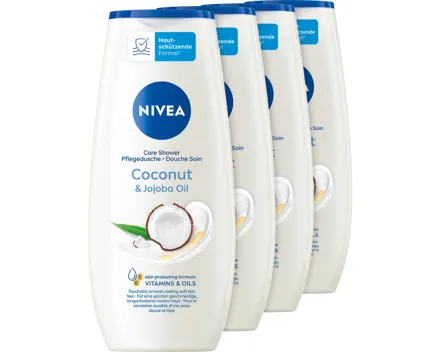 Nivea Pflegedusche Coconut & Jojoba Oil 4 x 250 ml