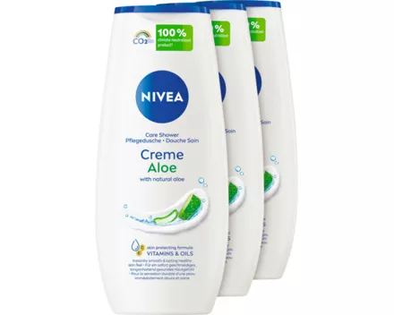 Nivea Pflegedusche Creme Aloe 3 x 250 ml