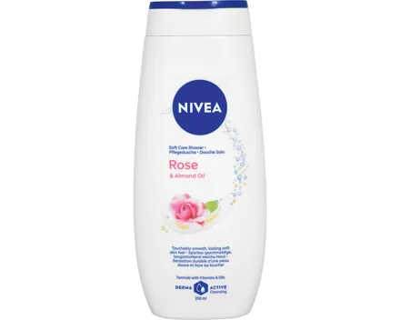 Nivea Pflegedusche Rose & Almond Oil 4 x 250 ml