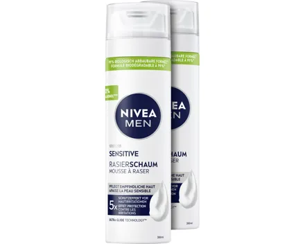 Nivea Rasierschaum Sensitive 2 x 200 ml