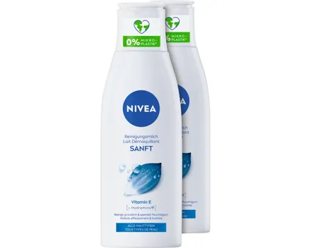 Nivea Reinigungsmilch sanft 2 x 200 ml